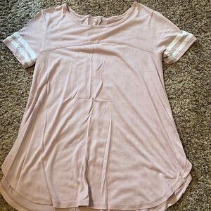 Women's Pink Short Sleeve Top